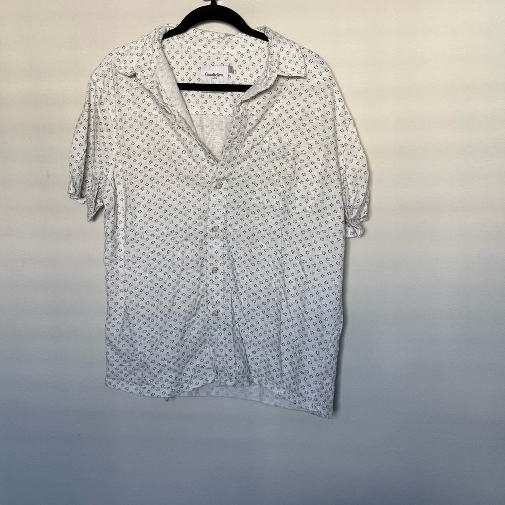 Goodfellow & Co White Casual Button Down Shirt